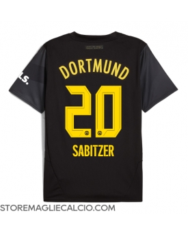 Borussia Dortmund Marcel Sabitzer #20 Maglia Gara Trasferta Repliche 2024-25 Maniche Corte Borussia Dortmund Marcel Sabitzer #20 Maglia Gara Trasferta Repliche 2024-25 Maniche Corte